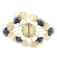 thumbnail image 6 of For Living Room Bedroom Large Wall Clock Ginkgo Leaf Decor Clock Modern Clock US, 6 of 15