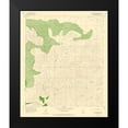 thumbnail image 2 of USGS 12x14 Black Modern Framed Museum Art Print Titled - Potter Mountain Arizona Quad - USGS 1958, 2 of 5