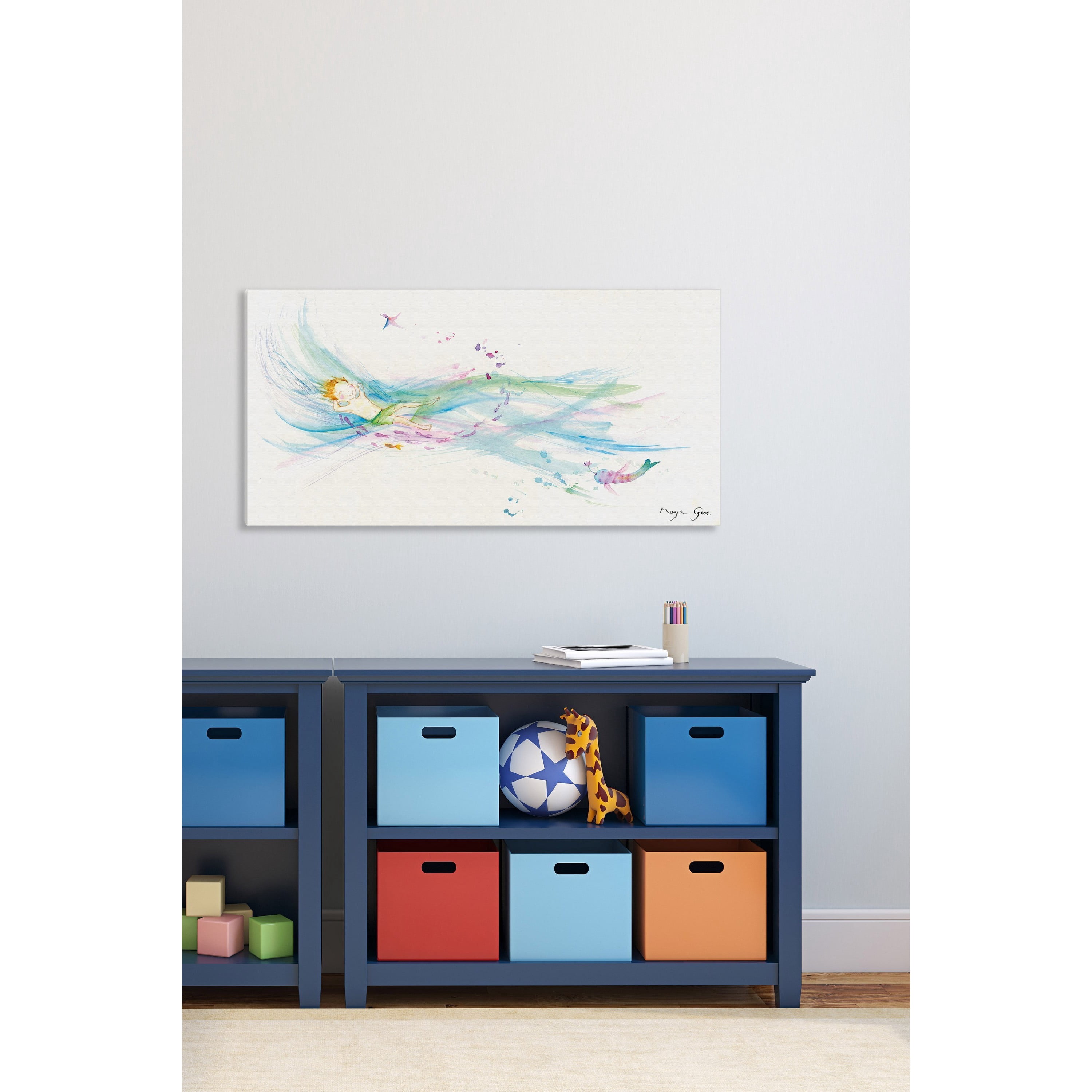 Marmont Hill 'Sea of Love' by Maya Gur Painting Print on Wrapped Canvas