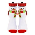 thumbnail image 3 of Vibrex Magnetic Christmas Socks for Couples, Connecting Novelty Socks that Hold Hands, Funny Matching Crew Socks for Him and Her, Perfect Christmas Gift & Stocking Stuffer, 3 of 7