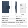 thumbnail image 5 of Contact's Leather Family 4 Passport Holder With Airtag,Travel Passport Wallet RFID Blocking (Blue), 5 of 7