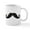 White, variant on CafePress - Highbrow Mustache Mug - 11 oz Ceramic Mug - Novelty Coffee Tea Cup