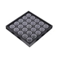thumbnail image 2 of Caja organizadora de cuentas, caja organizadora de diamantes de imitación para uñas, estuche redondo para dijes y gemas para uñas 25 frascos, 2 of 9