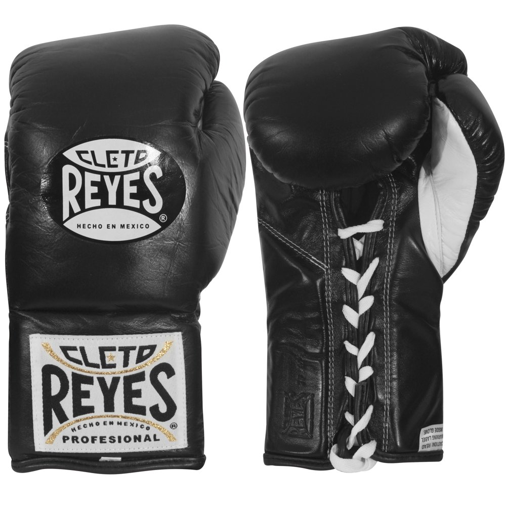 Cleto Reyes Official Fight Boxing Gloves 10 oz Black