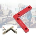 thumbnail image 5 of Delaman Abrazadera de Esquina, aleación de Aluminio Forma de L, ángulo Recto de 90 Grados Abrazadera de Esquina Herramienta de fijación de Soldadura de Metal de Madera para Trabajos de Soldadura, 5 of 5