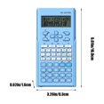 thumbnail image 3 of Scientific Calculator Clear Display Functions Basic Calculator AAA Battery Operated for Math Algebra Fraction Non Graphing Auto Shut-Off Calculator for Students & Business, 3 of 6