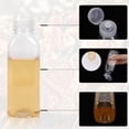 thumbnail image 3 of Paquete de 5 botellas transparentes exprimibles de 10 oz, botellas dispensadoras de condimentos de cocina for aceites, salsas, jarabes, diseño a prueba de fugas, 3 of 6