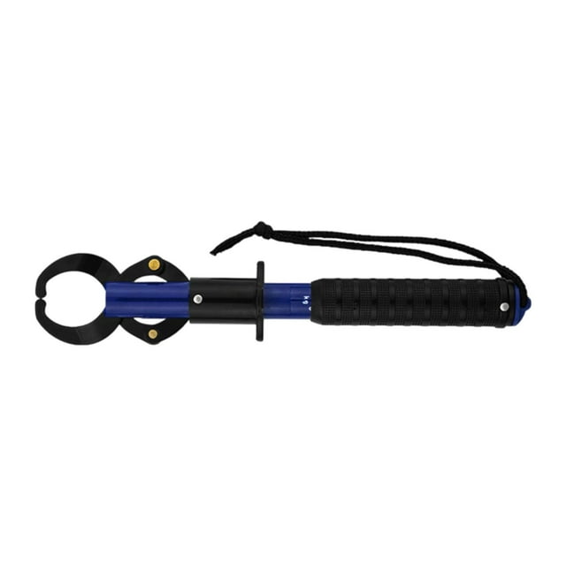 Pinza para peces, pinza para labios de peces con báscula, resistente y práctica, para exteriores Azul