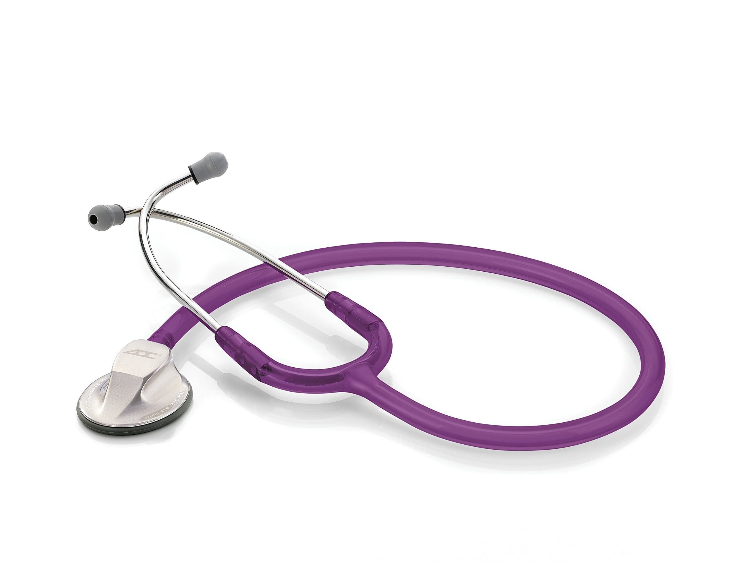 ADC - 615FV Adscope 615 Platinum Sculpted Clinician Stethoscope with Tunable AFD Technology,, Amethyst