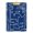 Gold, variant on Circuit Board Pattern 12.5x9in Clipboard, Durable Acrylic with Metal Clip and Wall Hook for Office or Classroom