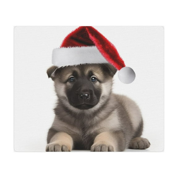 DistinctInk Mouse Pad - 1/4" Foam Rubber - Norwegian Elkhound Puppy