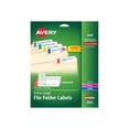 thumbnail image 2 of Avery Extra-Large TrueBlock File Folder Labels with Sure Feed Technology ,LABEL,XL FF 1/3 CUT,AST, 2 of 3
