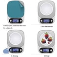 thumbnail image 4 of Balance de Cuisine Numérique Multifonction, 5 kg, Acier Inoxydable (Piles Incluses), 4 of 9