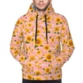 thumbnail image 2 of Bingfone Plaid Sunflower Men's Drawstring Hoodie Long Sleeve Pocket Sweatshirts-XX-Large, 2 of 6