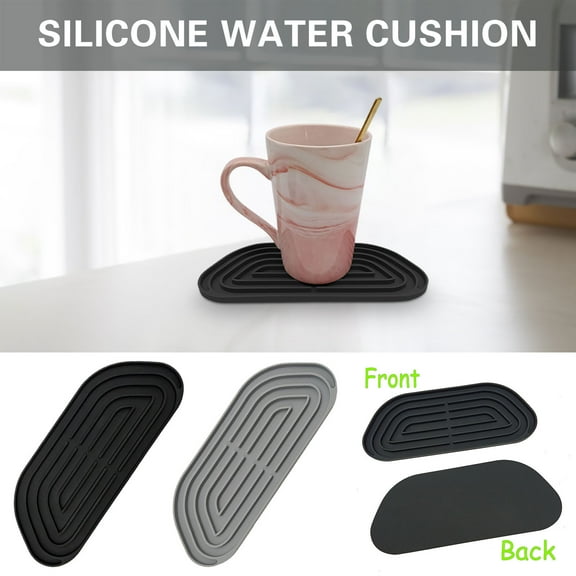 Silicone Drip Tray under $5! CQCYD Foldable Silicone Drip Tray for Water Dispenser, Trim to Fit Coffee Machine Mat, Dishwasher Safe Leak Proof Drip Pan