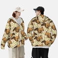 thumbnail image 4 of Balery Retro Squirrel Sudadera ligera de manga larga con capucha y protección solar UPF 50+ para hombre y mujer, ideal para pesca y running-Small, 4 of 7