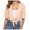 Beige, variant on Women's Soft Chiffon Shawl Wraps For Evening Dress Wedding Cape Bolero Flapper Solid Short Sleeves