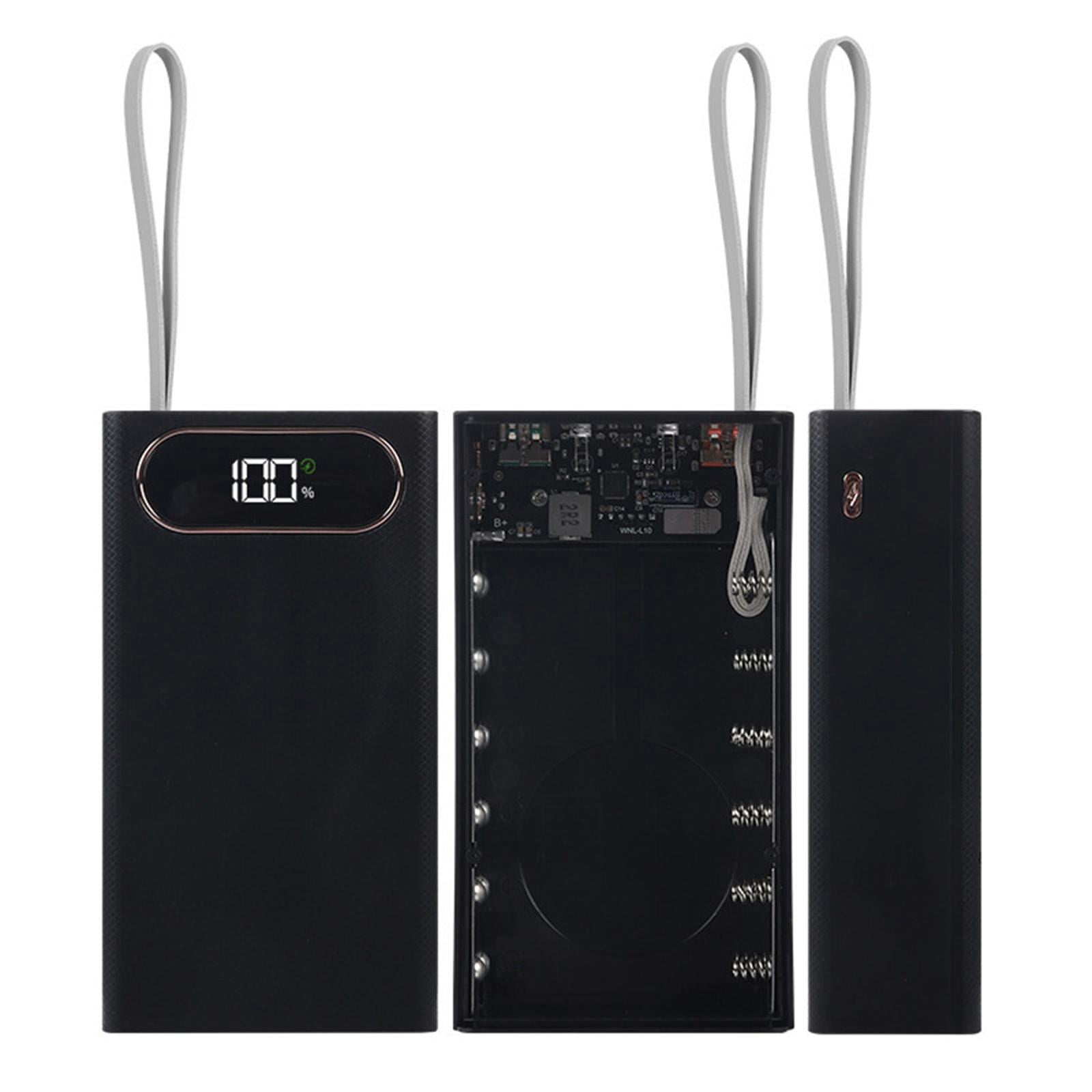 Digital LCD Display Power Bank Case for 18650 Batteries for DIY Charging Projects