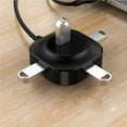 thumbnail image 4 of VONKY Concentrateur USB Répartiteur USB 3.0 Multiples Expanseurs de Concentrateurs USB Concentrateur 4 Ports pour PC Portable Noir7, 4 of 6