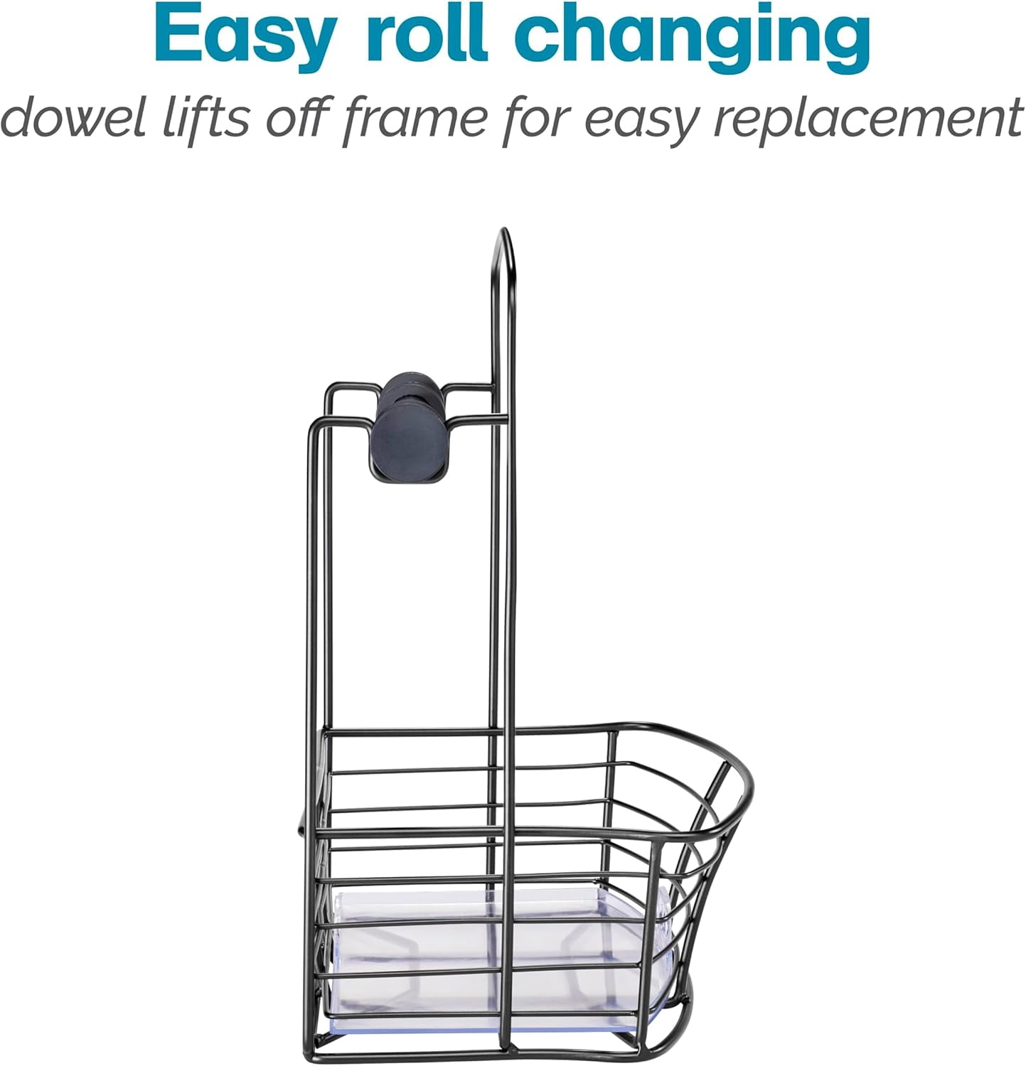 Polder Countertop Storage Bin with Paper Towel Holder