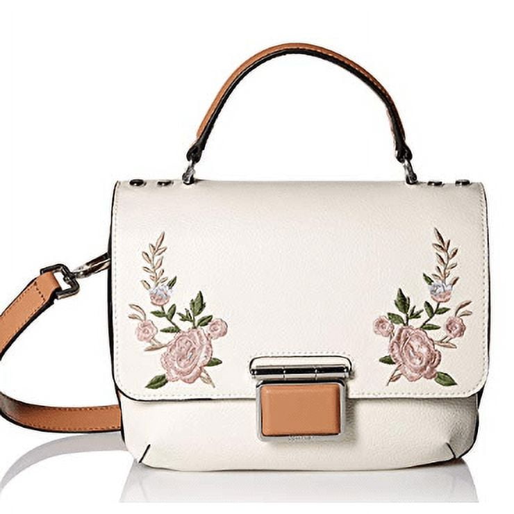 Calvin klein floral crossbody cheap bag