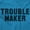 Heather Sapphire, variant on Trouble Maker Rebel College Party Men's Graphic T Shirt Tees Brisco Brands L