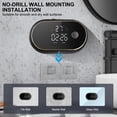 thumbnail image 5 of Automatic Soap Dispenser Touchless Auto Hands Free Liquid Wall Mount Dish Soap Dispenser Electric Plastic Modern Smart Rechargeable Hand Lotion Soap Dispenser for Bathroom Kitchen Black, 5 of 6