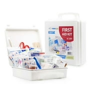 Primacare KC-50PPWM 50 Person Compact First Aid Kit with 232 Pieces Emergency Medical Supplies, Portable Kits for Home, School and Office, Wall Mount, 10x10x3 inches