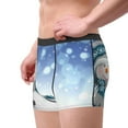 thumbnail image 4 of Kll Christmas Snowman In The Snow Men'S Cotton Boxer Briefs Underwear-Xx-Large, 4 of 9