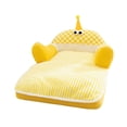 thumbnail image 3 of Sofá cama para perros, nido cálido para jugar en interiores, gatos, cómoda cama suave para dormir para perros, , gatito, decoración del hogar, sofá cama para mascotas L, 3 of 8