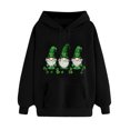 thumbnail image 2 of St Patricks Day Hoodie, Womens Long Sleeve Hoodies, Womens St. Patrick's Day Printed Winter Hoodie Pullover Tops Casual Long Sleeved Comfortable Hooded Sweatshirt, 2 of 5