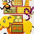 thumbnail image 3 of Ladole Rugs Adorable Cute Durable Soft Modern Moda Collection Kids Area Rug Carpet with Elephant White, 5x8, 3 of 3