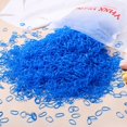 thumbnail image 1 of 500/1000/2000 Uds. Banda de goma desechable colorida para niñas, lazos para el cabello, diadema, coleteros para niños, bandas, accesorios para el cabello para niños, 1 of 4