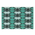 thumbnail image 3 of Damask Cutting Board, Vintage Vertical Order Floral Ornament with Simple Dots, Decorative Tempered Glass Cutting and Serving Board, in 3 Sizes, by Ambesonne, 3 of 5