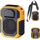 thumbnail image 1 of Ventilador con clip para cinturón recargable de 3 velocidades con puerto USB para trabajos al aire libre, granja, senderismo, camping Ventilador portátil con clip para cintura de 6000 mah, ventilador, 1 of 5