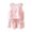 A135-Pink, variant on XZNPDUCQ Children's Summer Cartoon Print Short Sleeved Elastic Shorts Two Piece Set Girls' Casual T Shirt Set kids For 6 12 18 24 Months 2T 3T 4T 5T Dailywear Beige,3-4 Years