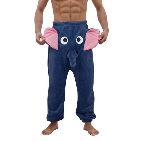 CYiJun Fleece Pajama Pants for Men Lightweight Soft Plush Lounge Sleep Pants