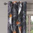 thumbnail image 3 of Ambesonne Grommet Curtain, , 50"x108", Vermilion White and Evergreen, 3 of 5