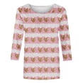 thumbnail image 5 of Ltctricy Valentine's Day Shirts for Women Cute Fashion 3/4 Sleeve Crewneck Tops for Gifts Casual Comfy Pullover Blouse, 5 of 5