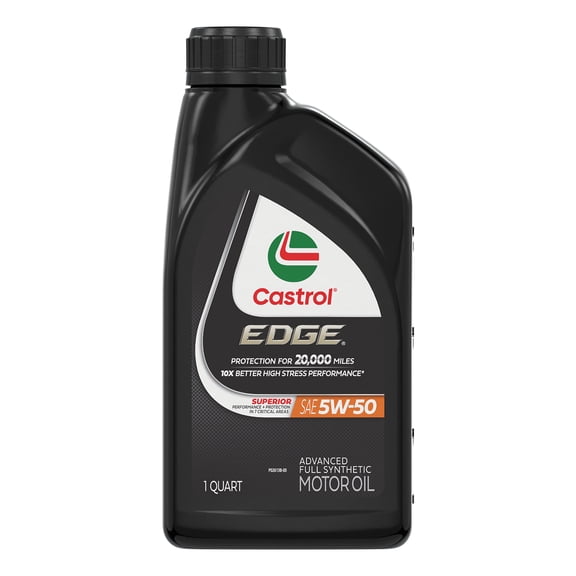 Castrol EDGE 5W-50 Advanced Full Synthetic Motor Oil, 1 Quart