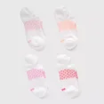 thumbnail image 2 of Hanes Women's Absolute Active 4pk Super No Show Socks - 5-9, Color: White/Pink/Coral, 2 of 3