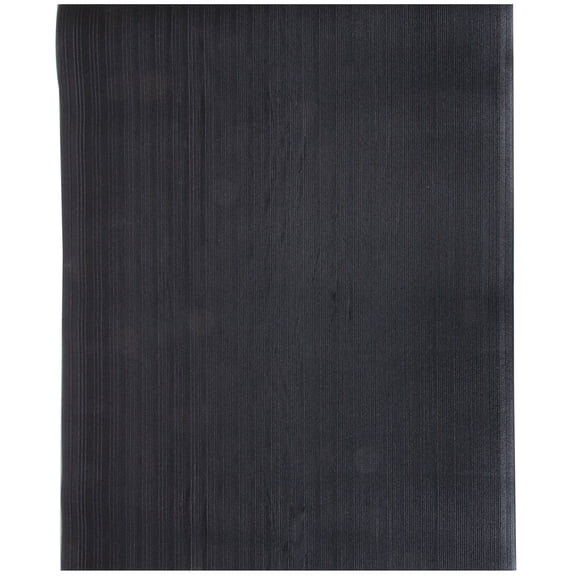 Cactus Mat 1028-C23 Tredlite 2' x 3' Black Ribbed Vinyl Anti-Fatigue Mat - 5/8" Thick