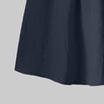thumbnail image 4 of ATOGUTA Girls Dresses Teen Kids Long Sleeve Party Birthday Prom Formal Fancy Midi Dress Size 7-15, Navy, 4 of 6