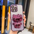 thumbnail image 1 of Funda de teléfono móvil de TPU con espejo de maquillaje 3D de Hello Kitty, Popular entre las chicas, con soporte para iPhone 14, 13, 12, 11 Pro max, 1 of 4