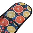 thumbnail image 2 of Dailycode Double Sided Oven Mitt with Loop Heat Resistant Kitchen Long Potholders 7" x 35" Grapefruit Orange Lemon Berry, 2 of 6