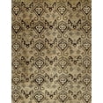 thumbnail image 1 of Ahgly Company Machine Washable Indoor Rectangle Abstract Bakers Brown Area Rugs, 3' x 5', 1 of 1