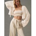 thumbnail image 4 of Sherrylily Summer Women Cropped Sweaters Kimonos Boho Lightweight Open Front Knit Cardigan, 4 of 7