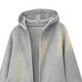 thumbnail image 5 of Babcutegg Mens Zip Up Hooded Knit Cardigan Sweater Loose Fit Long Sleeve Thermal Casual Sweaters for Winter Size L, 5 of 5