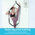 thumbnail image 2 of XISOBO Réglable Aérien Yoga Sangle Hamac Swing Étirements Anti-Gravité Inversion Exercices Multicouche Ceinture Yoga Flexibilité Entraîneur, 2 of 8