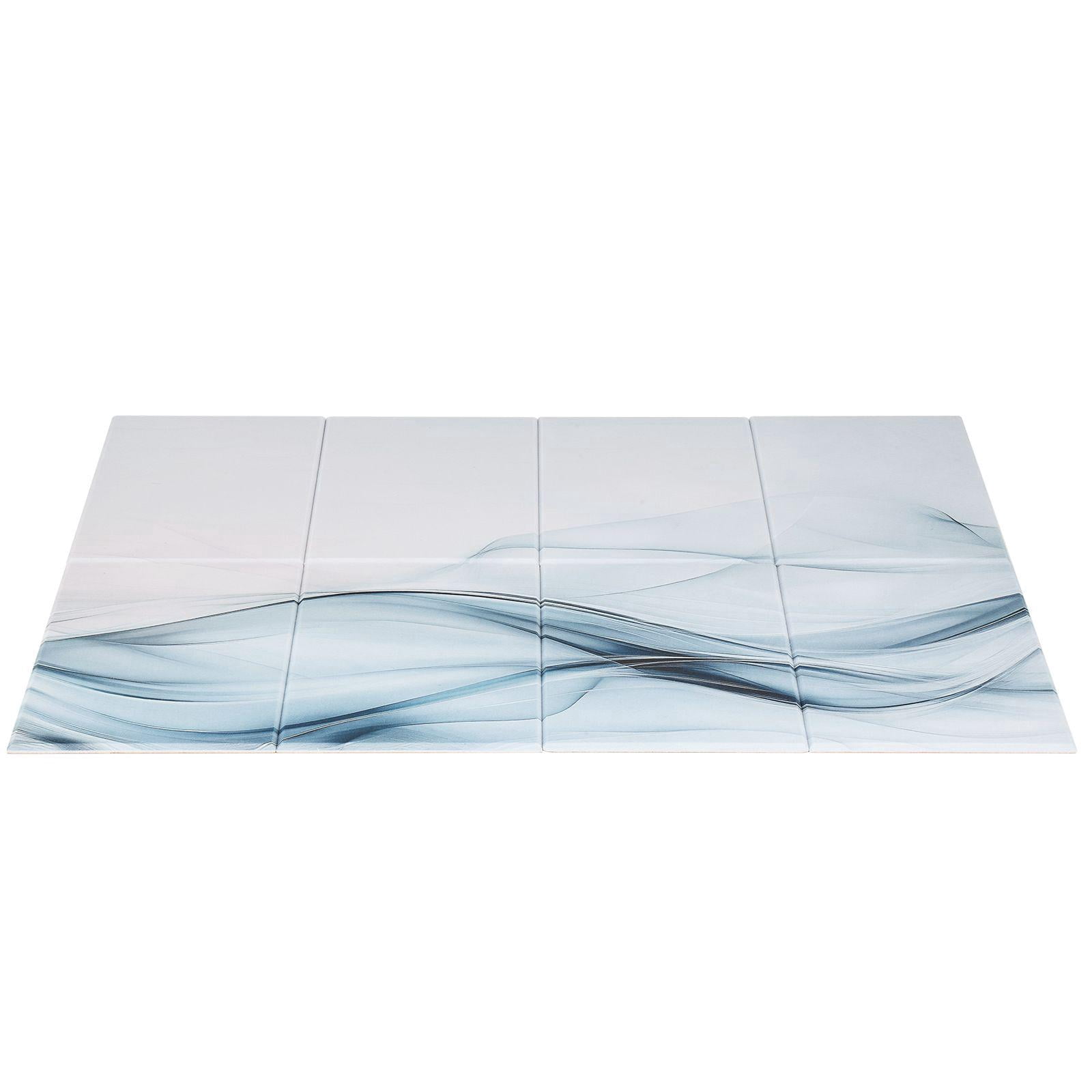 8 Pack Self Adhesive Acoustic Panels 47.24x23.62x0.4 Inch Soundproof Wall Tiles Decorative Art Panels for Home Office Studio Game Room Home Theater Minimalist Style